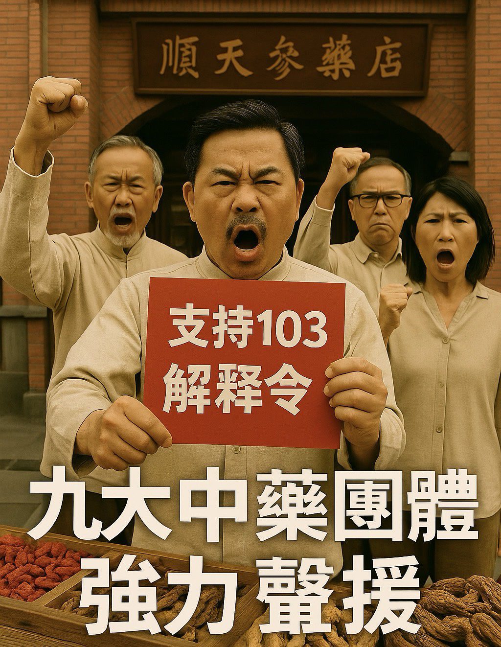 中藥103解釋令引風暴九大中藥單位強勢聲援　力挺制度接軌盼救斷層